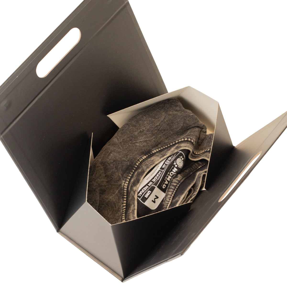 Flat Pack Gift Box - Hand Box (20x10x20cm) - Black - product image 5