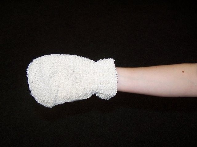 Bamboo Washing Mitt Facial & Bath Accessories product image 2