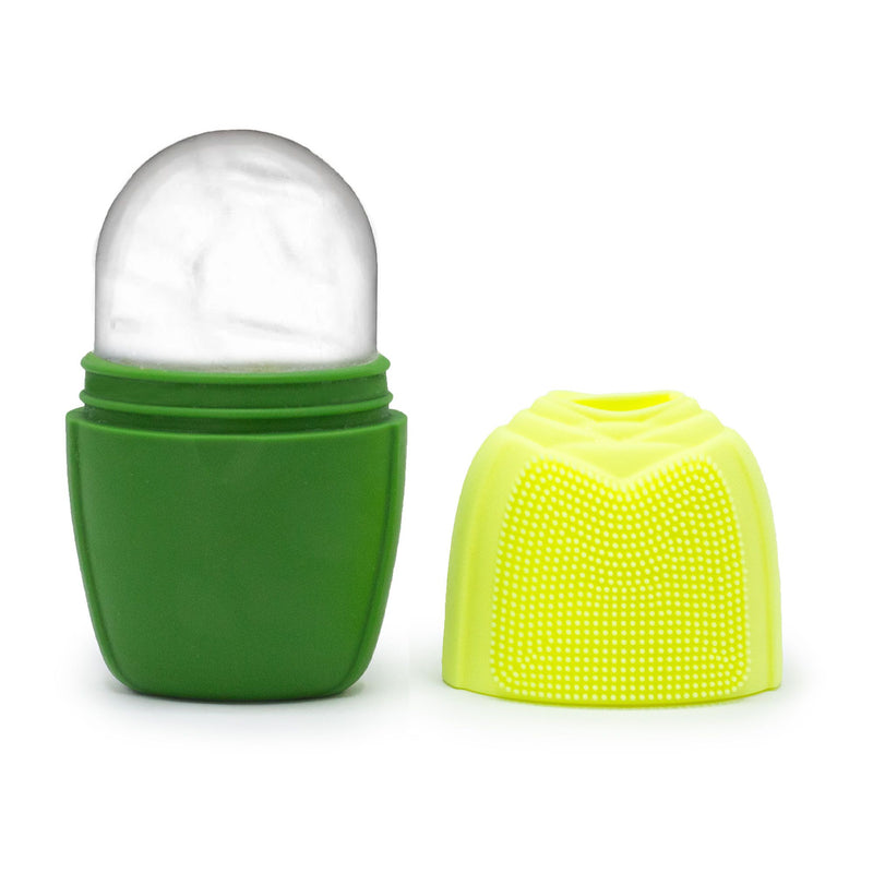 Silicone Ice Face Roller - roller - green product image