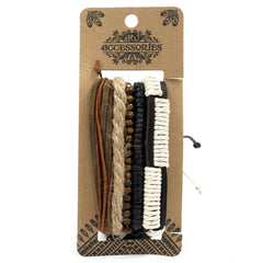 Mens Bracelet Sets - Green & Natural (asst) product image 8