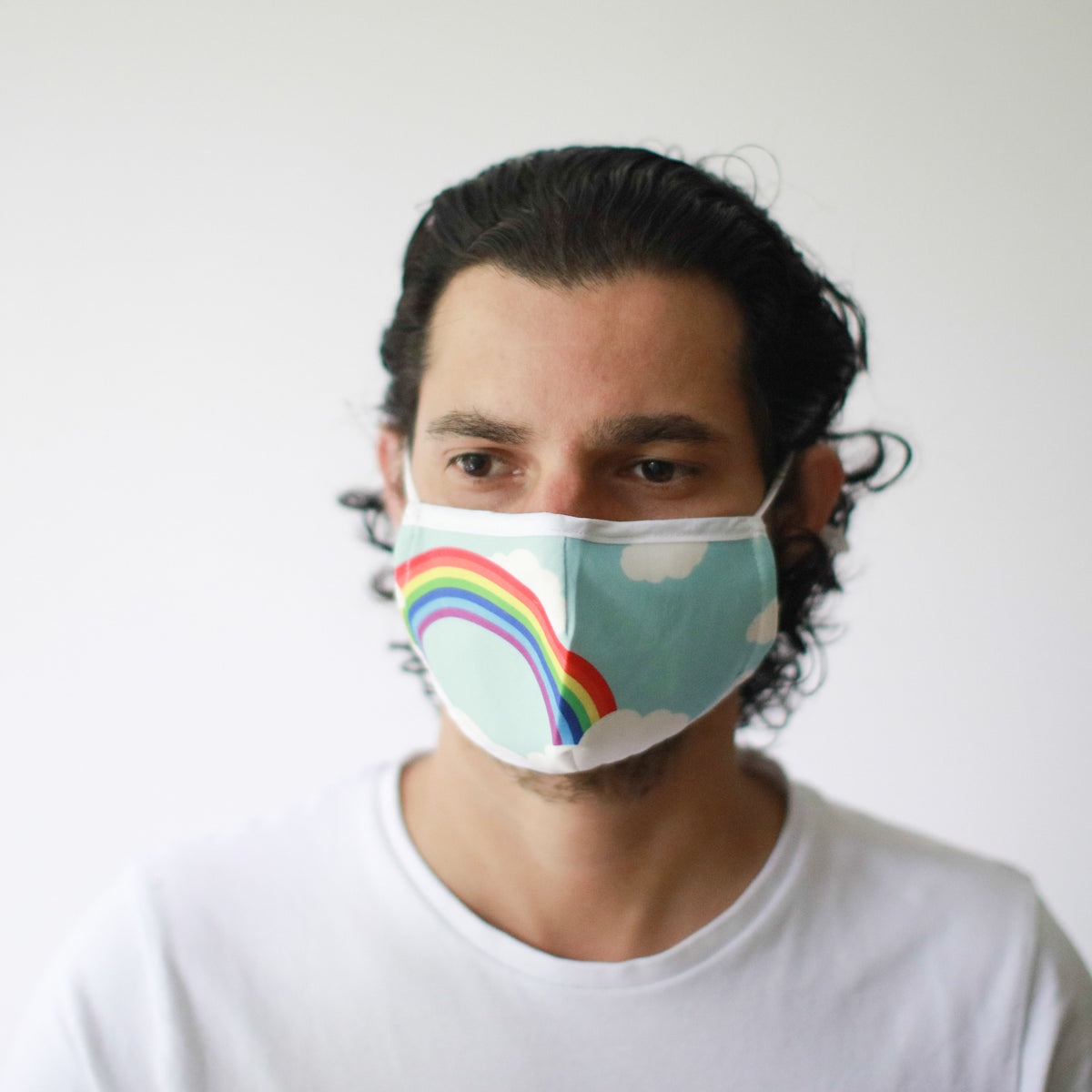 Reusable Fashion Face Mask - Rainbow (Adult) - product image 2