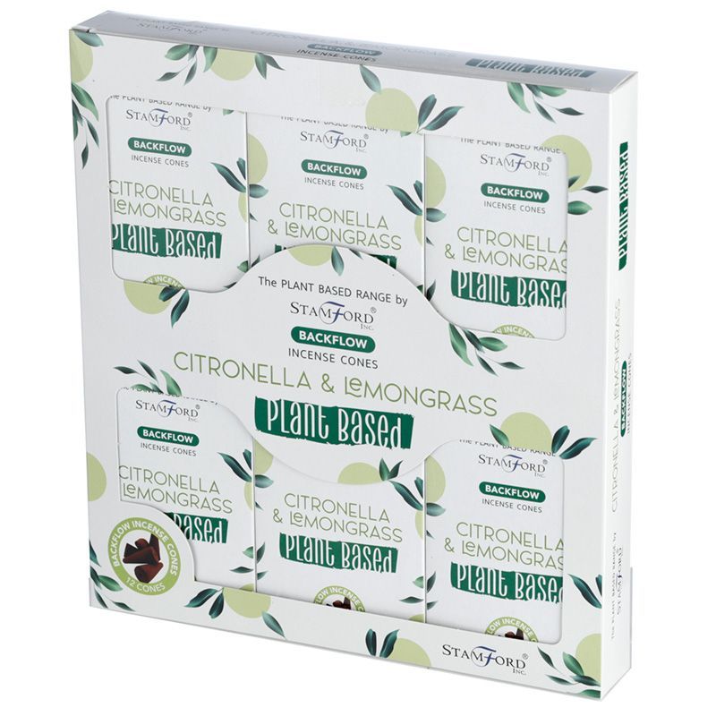 Plant Based Backflow Incense Cones - Citronella & Lemongrass product image 2