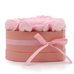 Soap Flower Gift Bouquet - 13 Pink Roses - Heart product image 2