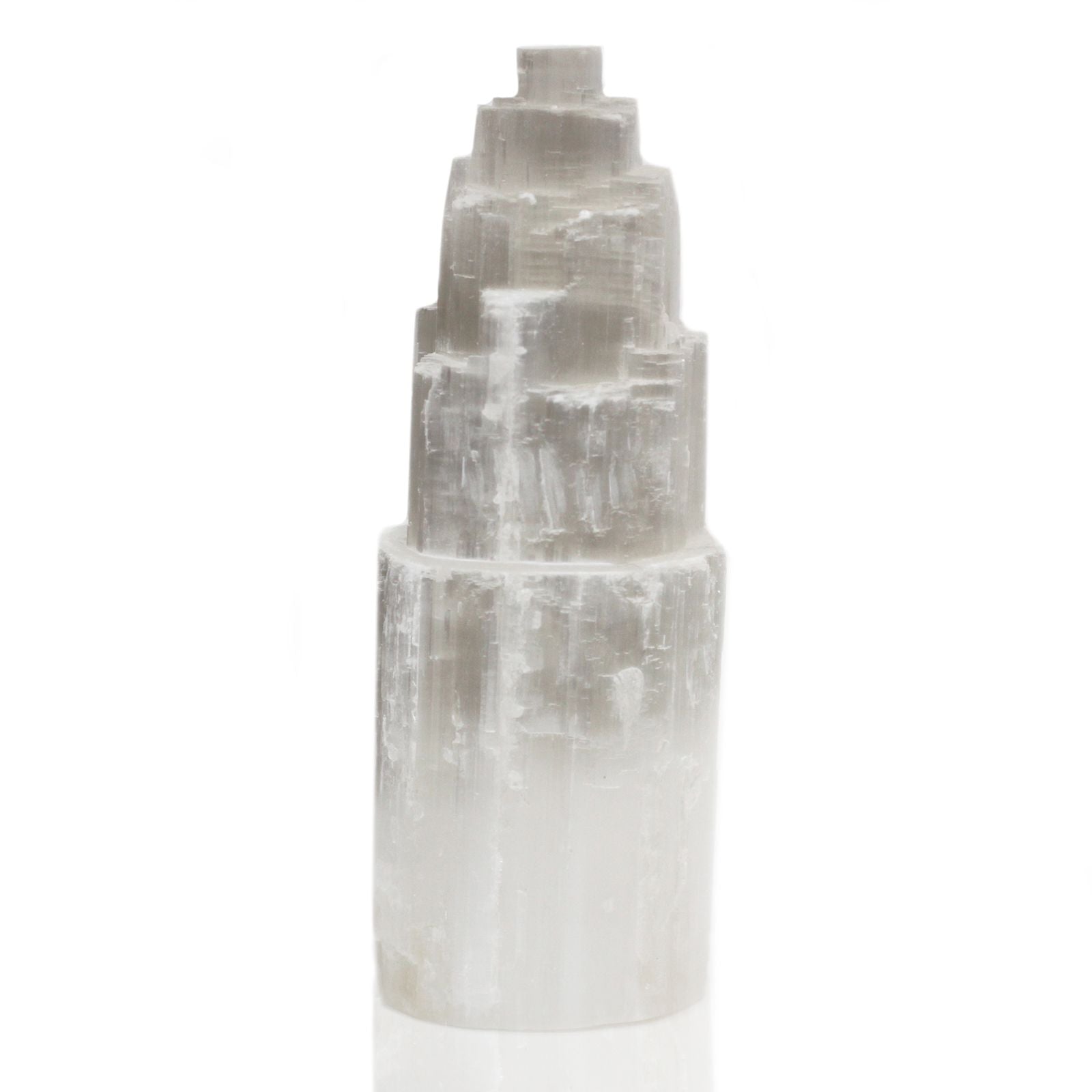Natural Selenite Tower Lamp - 25 cm product image