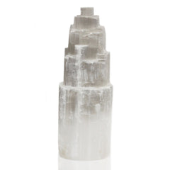 Natural Selenite Tower Lamp - 25 cm product image