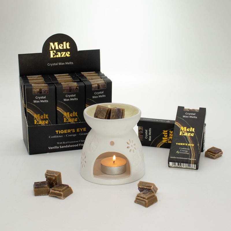 MeltEaze Wax Melts 50g - Tigereye Strength - Vanilla Sandalwood product image