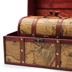 Old Map Chest - Set of 3 product image 2