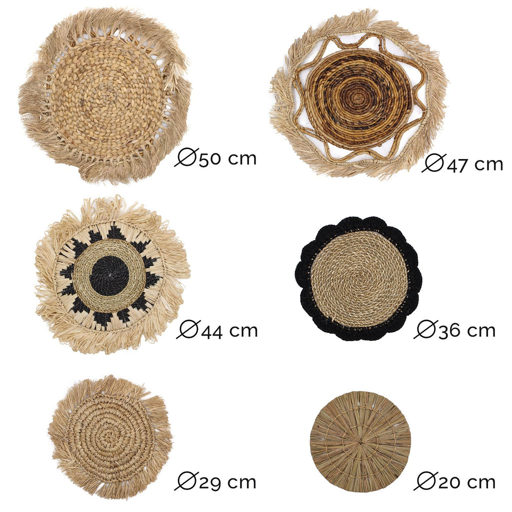Set of Six Natural Wall Art - Kribo Collection product image 5