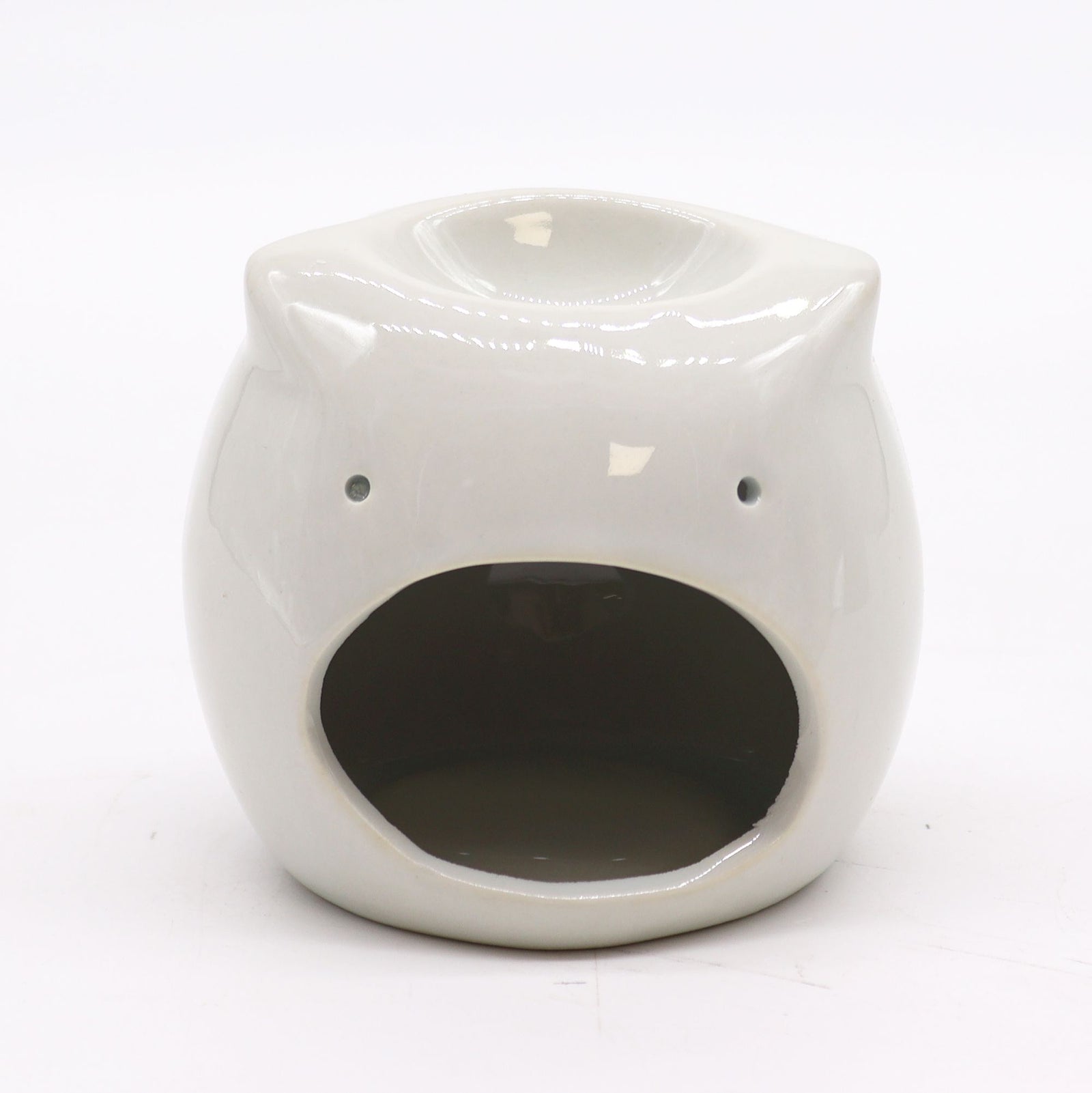 Classic White Oil Burner - Short Owl product image