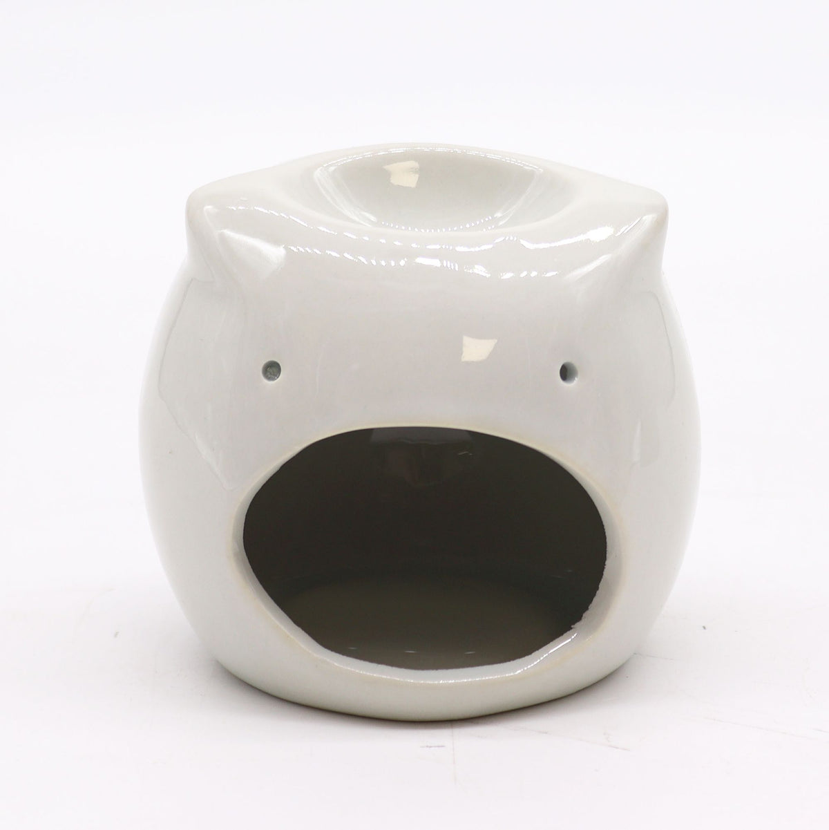 Classic White Oil Burner - Short Owl product image