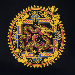 Iconic Classic Tote Bag - Dragon Yin & Yang- Black 6oz product image 6