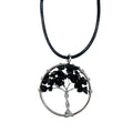 Tree of Life Pendant - Black Agate product image