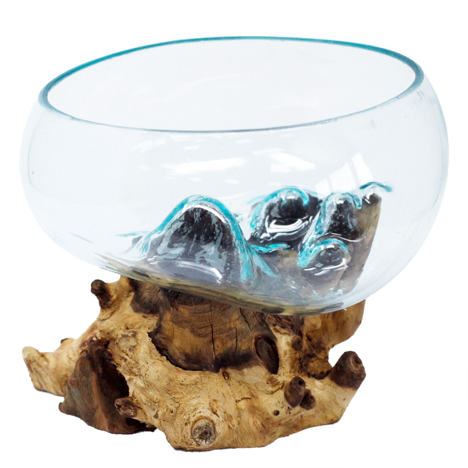 Molten Glass on Wood - Open Lrg Bowl product image