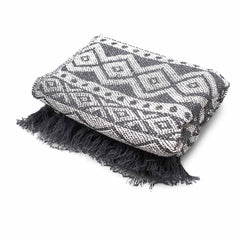 Boho Comfort Throws - Grey Geometric product image 4