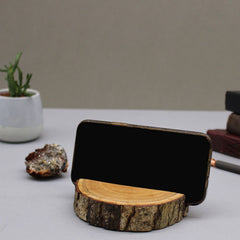 Small Log Phone Holder (full slice) - Natural product image 7