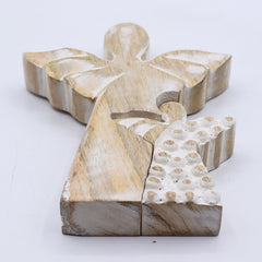 Mango Wood Angel in Angel - Whitewash product image 7