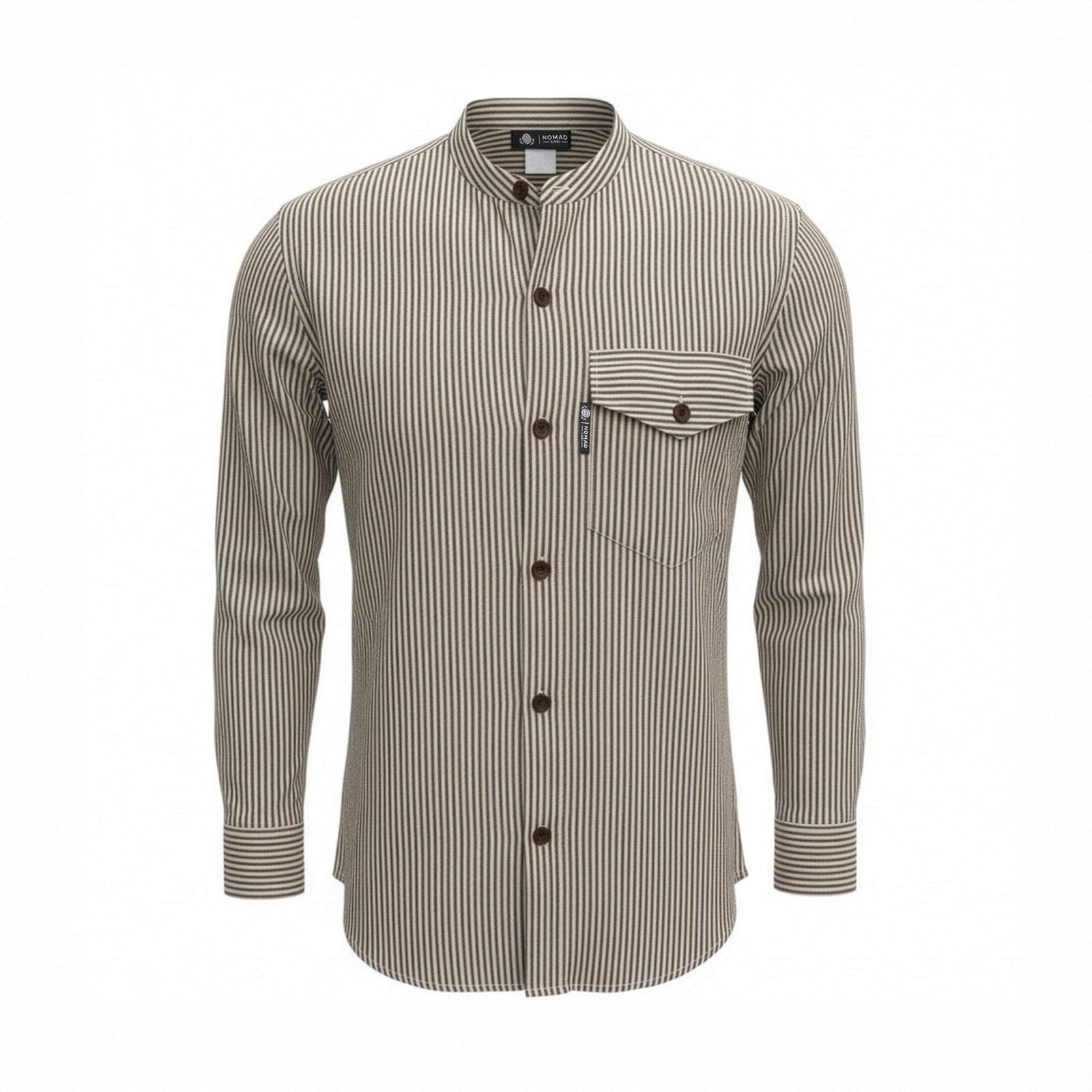 Nomad Sari Grandad Shirt - Grey Stone - Medium product image