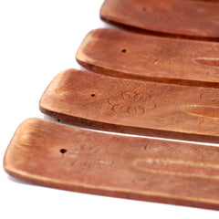 Carved Mango Wood Ashcatcher 10" product image 3