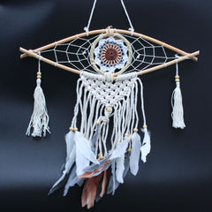 Protection Dream Catcher - Sm Macrame Evil Eye product image 4