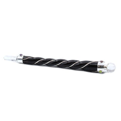 Twisted Healing Wand - Silver Rock Quartz Sphere product image
