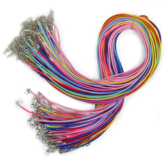 Waxed Pendant Cord - 2mm x 55cm - Assorted (10 colours) product image