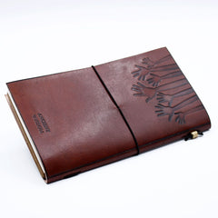 Handmade Leather Journal - True Friends - Brown (80 pages) product image 2