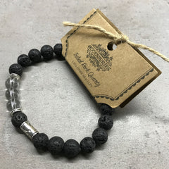 Lava Stone Bracelet - Tribal Rock Quartz product image 3