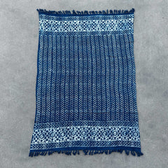 Handmade Indigo Throw - 170x120cm - Seedha Arrows product image 2