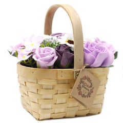 Large Lilac Bouquet in Wicker Basket product image 3