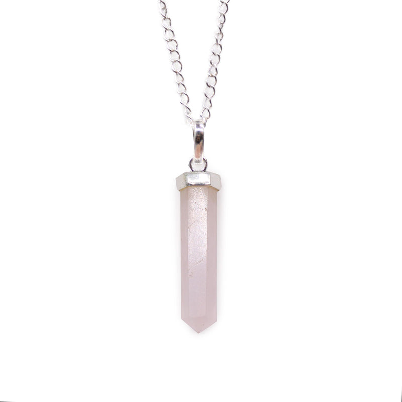 Gemstone Classic Point Pendant - Rose Quartz product image