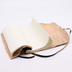 Rolled Leather Travel Notebook - 96 pages - Black 21x15cm product image 3