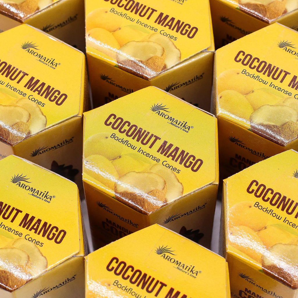 Pack of 10 Masala Backflow Incense - Coconut & Mango product image 5