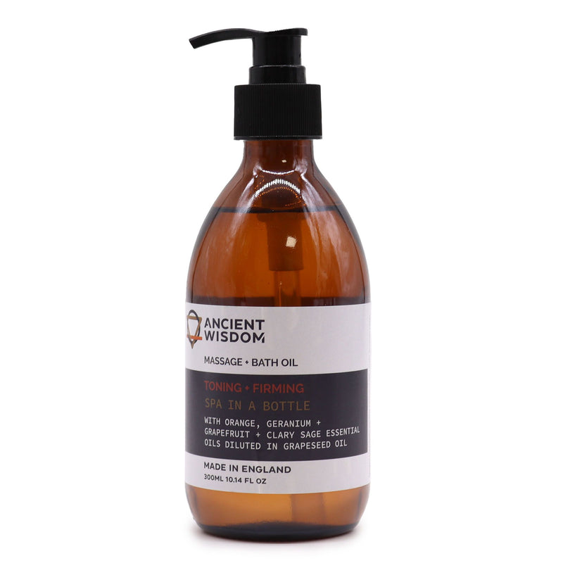Aromatherapy Massage and Bath Oil - Toning & Firming 300ml product image