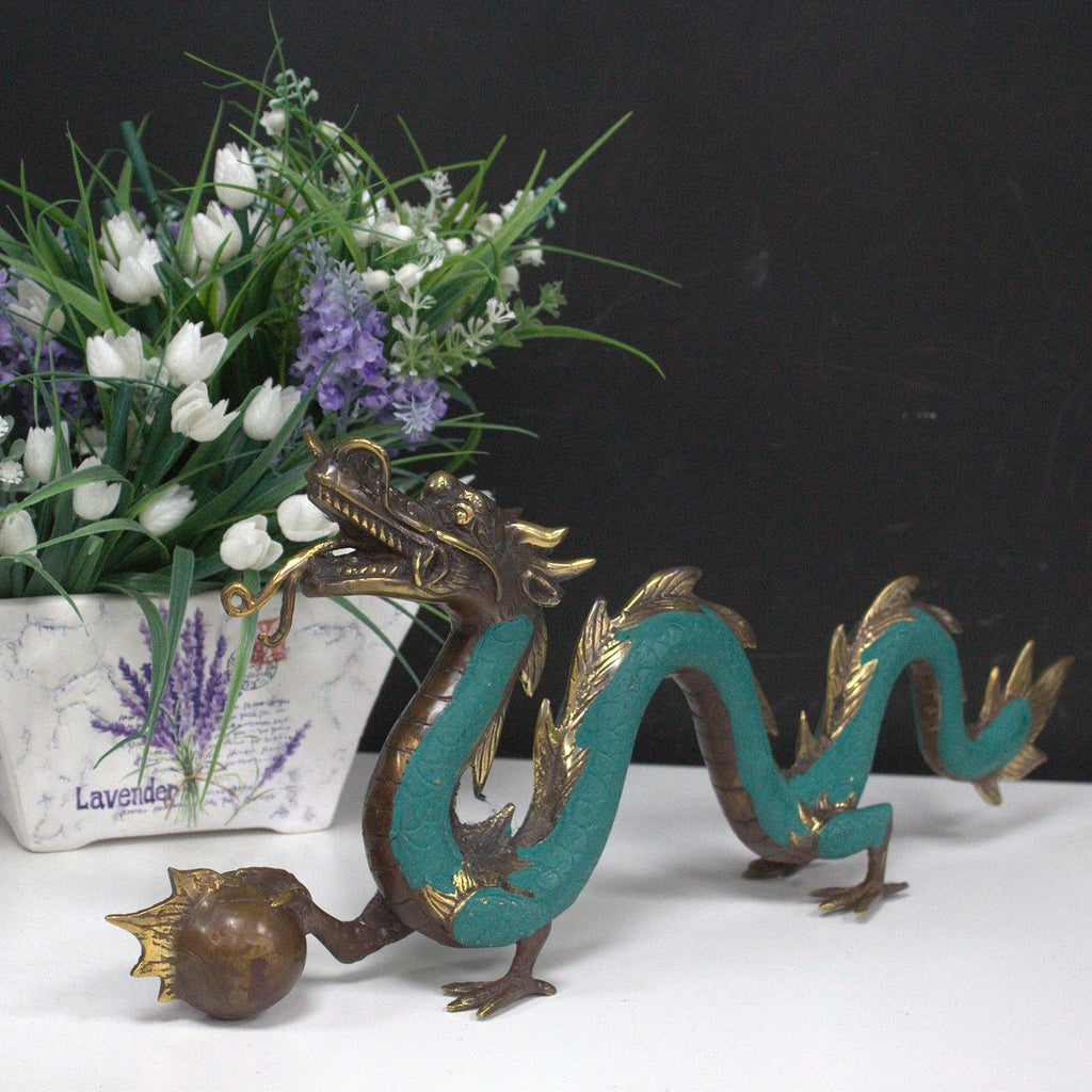 Fengshui - Small Dragon with Ball - 20cm product image 2