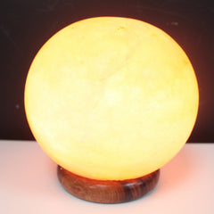 Salt Lamp Ball - Big Wooden Base product image