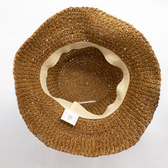 Nomad Sari Floppy Straw Sun Hat - Natural Coffee product image 6