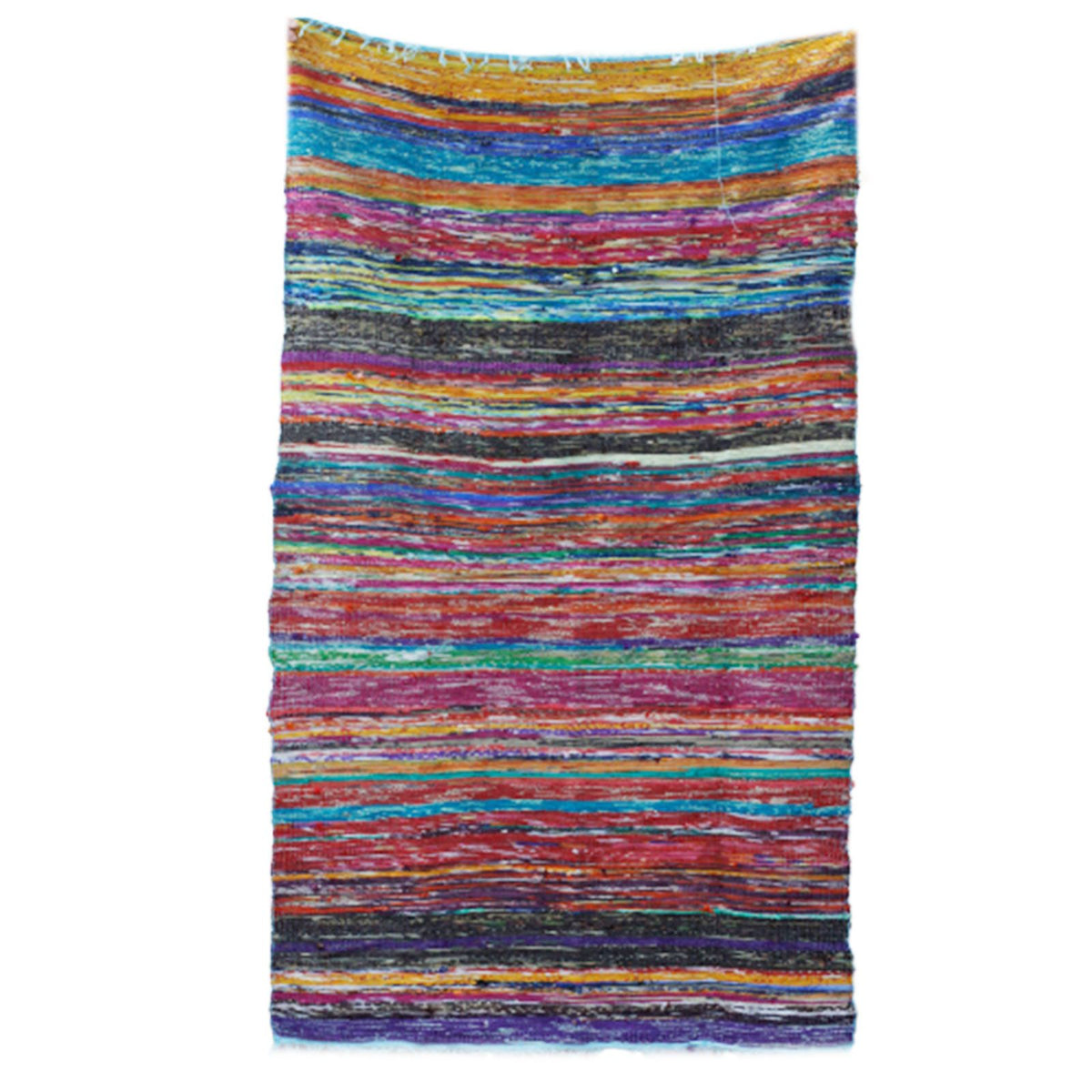 153 x 90cm Luxury Rag Rug - Blue product image 4