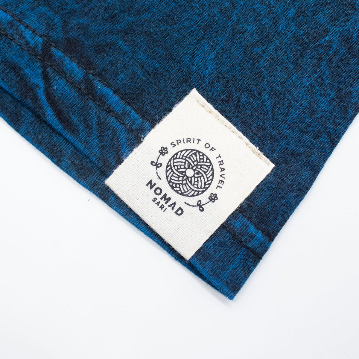 Nomad Sari Stonewashed Cotton T-Shirt - Stay Wild Moon Child - Blue - Medium product image 3