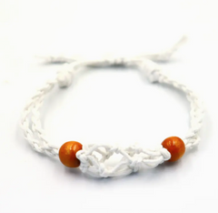 Gemstone Bracelet Cord - White product image 2