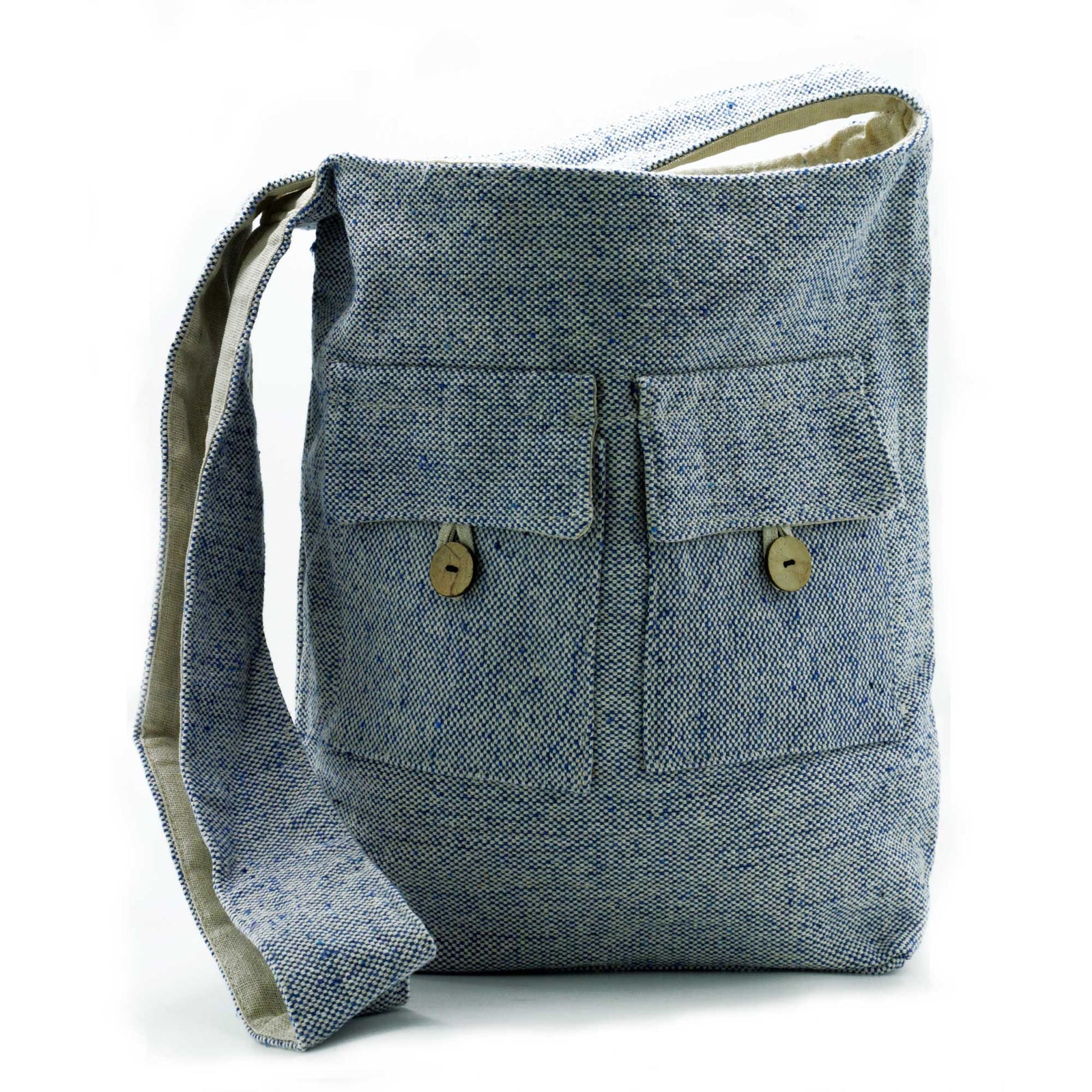 Natural Tones Two Pocket Bags - Comp Denim - Large product image