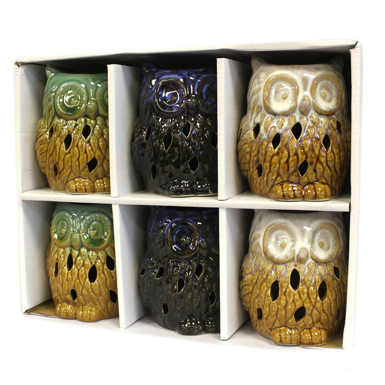 Classic Rustic Oil Burner - Owl (assorted) product image