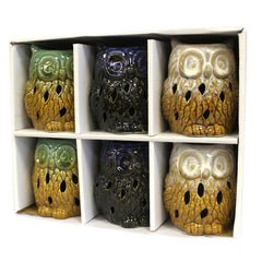 Classic Rustic Oil Burner - Owl (assorted) product image