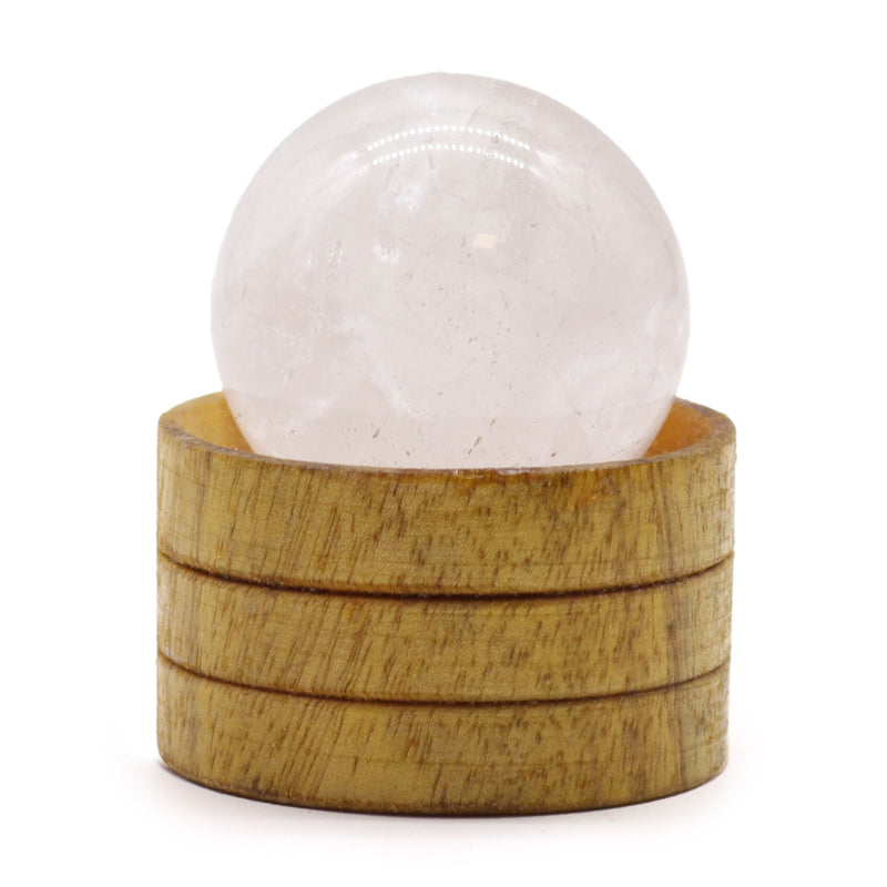 Gemstone Sphere 40mm - Clear Quartz with Stand product image