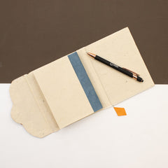 Med Lokta Button Lock Notebook (15x12cm) - 45 leafs - Crafted Real Himalayan Floral Design product image 3
