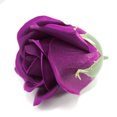 Craft Soap Flowers - Med Rose - Deep Violet product image 7