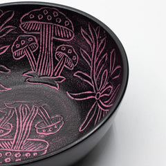 Aluminum Singing Bowl - Magic Mushroom - Pink (20cm) product image