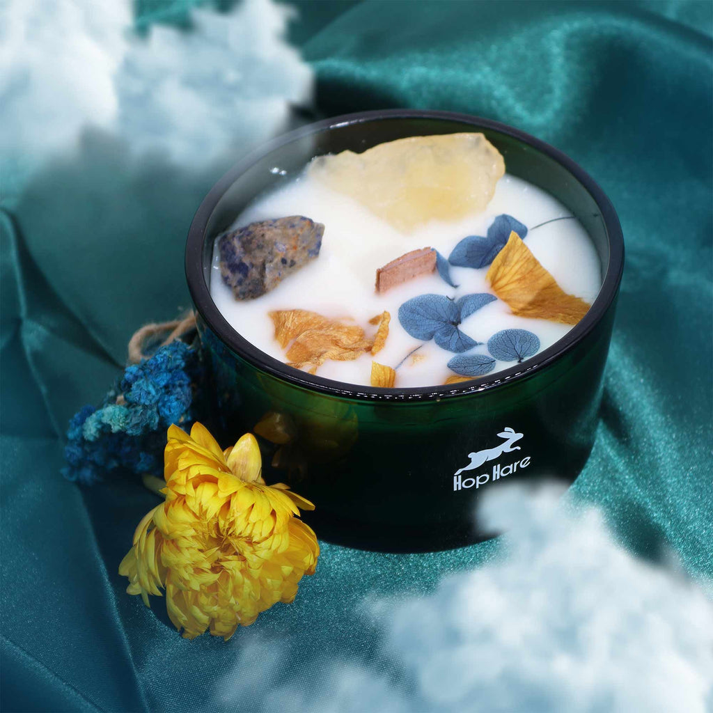 Hop Hare Crystal Magic Flower Candle - The Sun product image 4