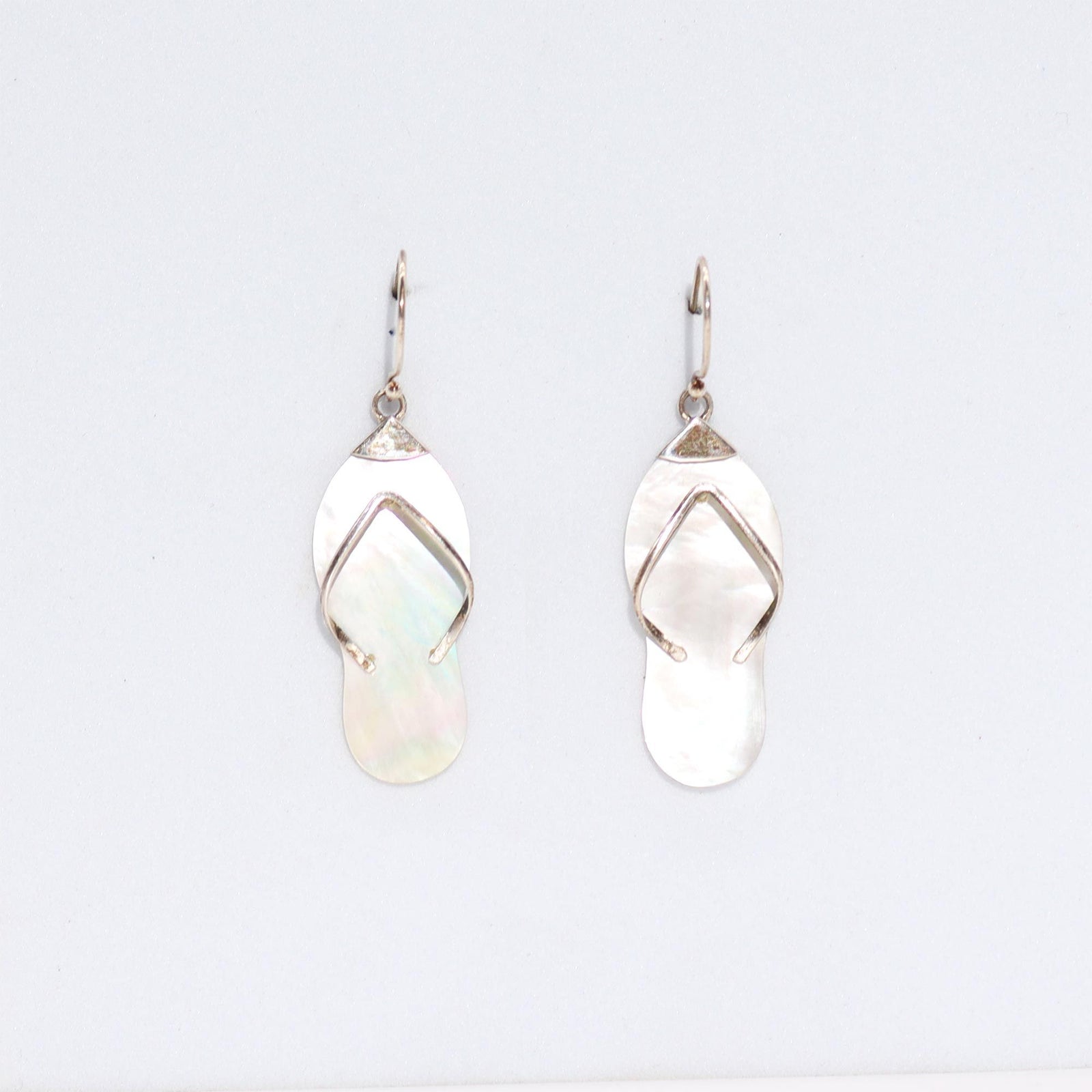 Shell & Silver Earrings - Flip-flops- MOP product image