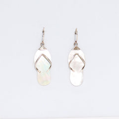 Shell & Silver Earrings - Flip-flops- MOP product image