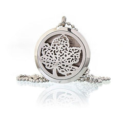 Aromatherapy Diffuser Necklace - Leaf 30mm product image 2